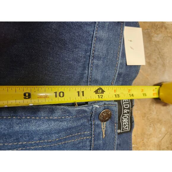 Field & Forest Men’s Relax Fit Jeans 40x32 Medium Stone Blue Classic Denim - Picture 4 of 8